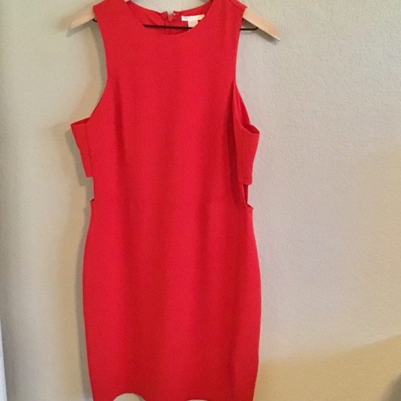 NWOT - H&M sleeveless cutout sides red dress - Picture 2 of 7